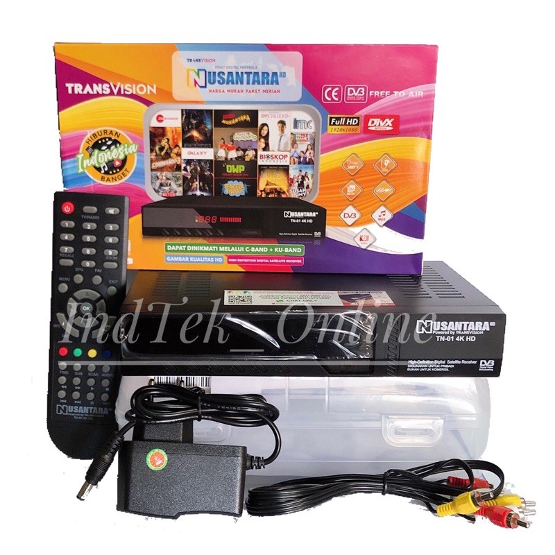 Receiver Transvision Nusantara - Transvision | Dulmar Satellite Store Timor-Leste